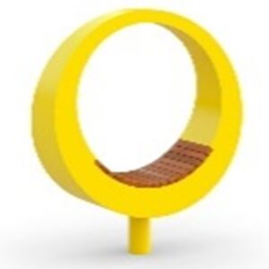 Скамейка «Кольцо» Жёлтый